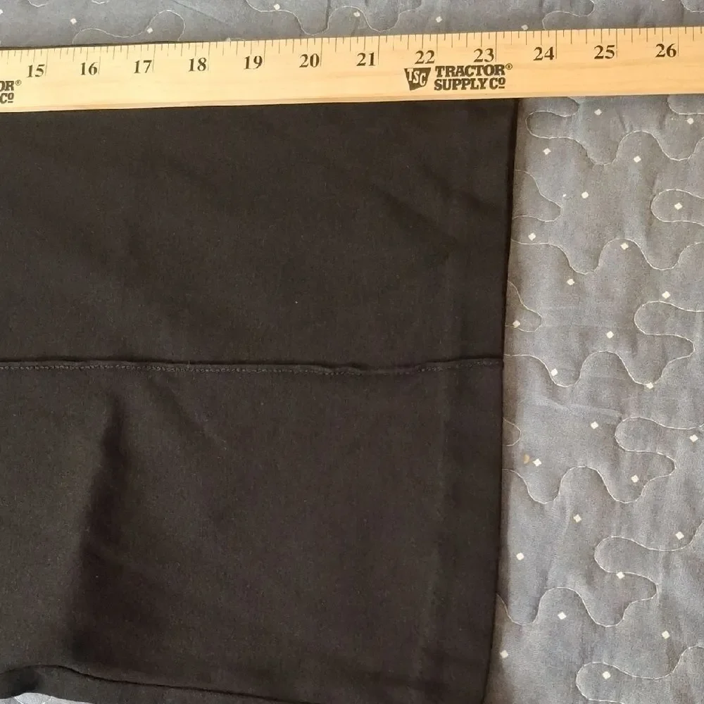 CeCe Classic Black cropped wide leg Pants size XL